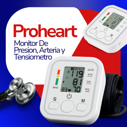 Proheart - Monitor De Presion, Arteria y Tensiometro