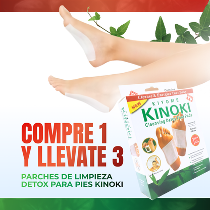 Kinoki DETOX - Compre 1 y Llevate 3 GRATIS 🎁