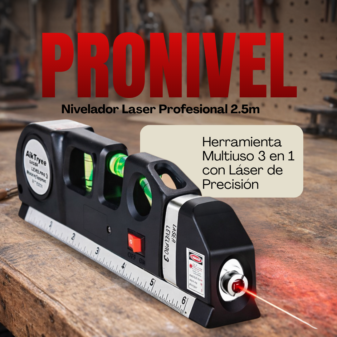 ProNivel - Nivelador Laser Profesional 2.5m