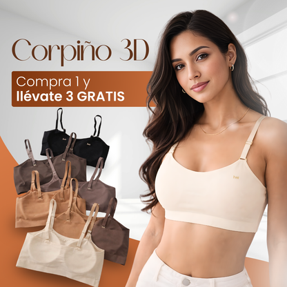Corpiño 3D - Compra 1 Llevate 3 GRATIS 🎁