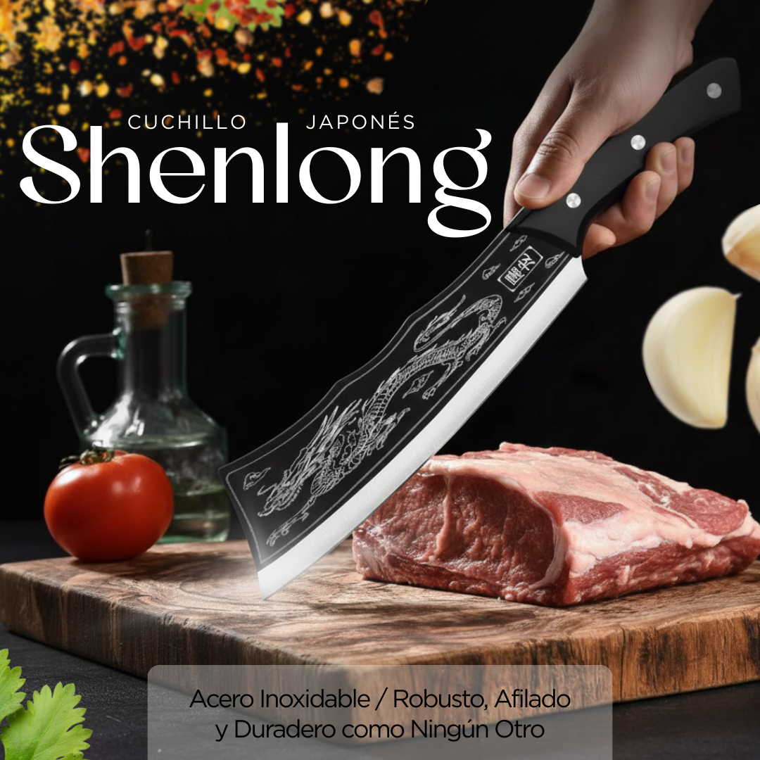 Cuchillo Japonés Shenlong™ de Acero Inoxidable