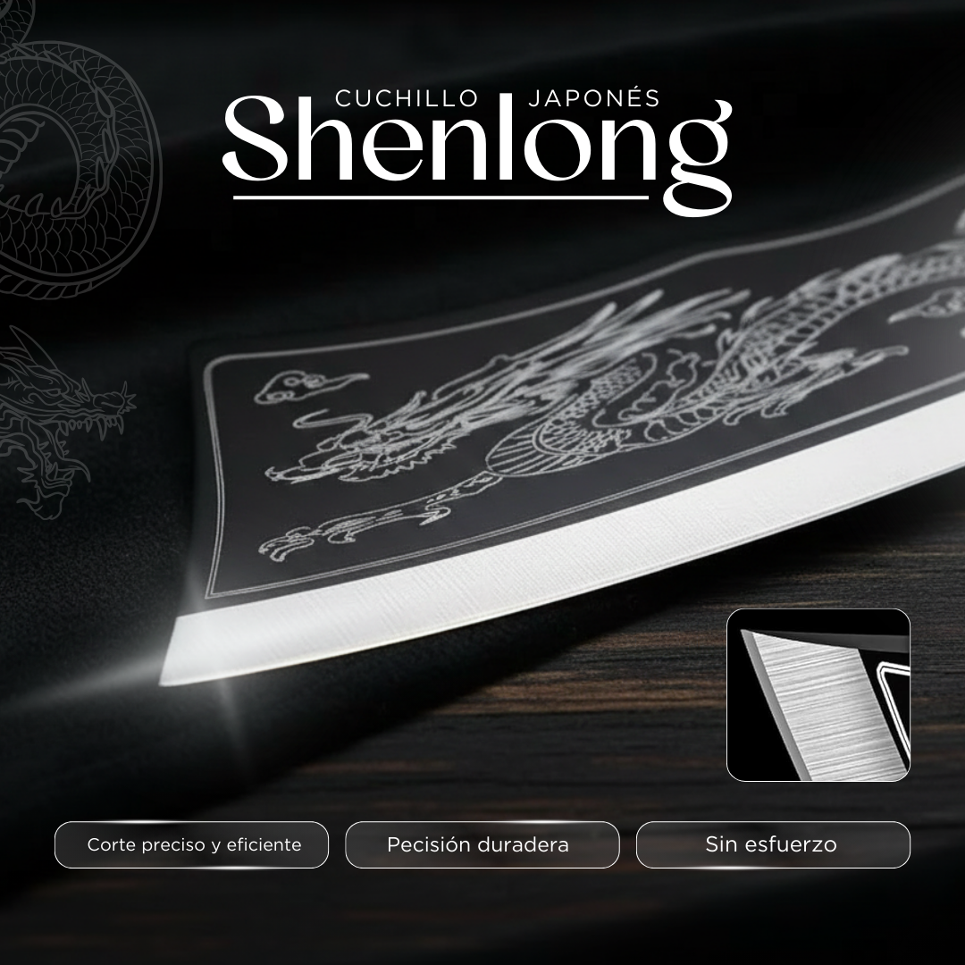 Cuchillo Japonés Shenlong™ de Acero Inoxidable
