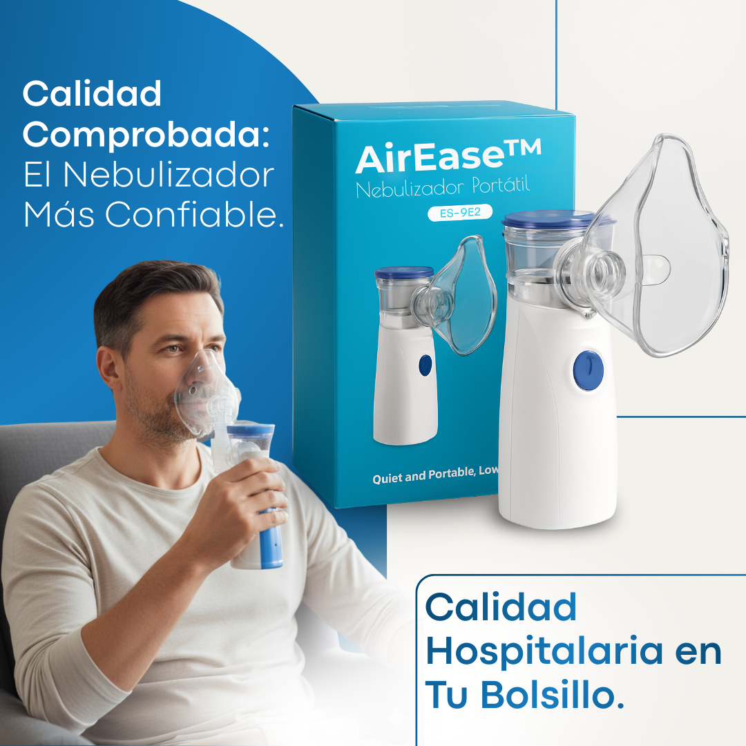 AirEase™ Nebulizador Portátil - Compra 1 y Llévate 2 GRATIS 🎁