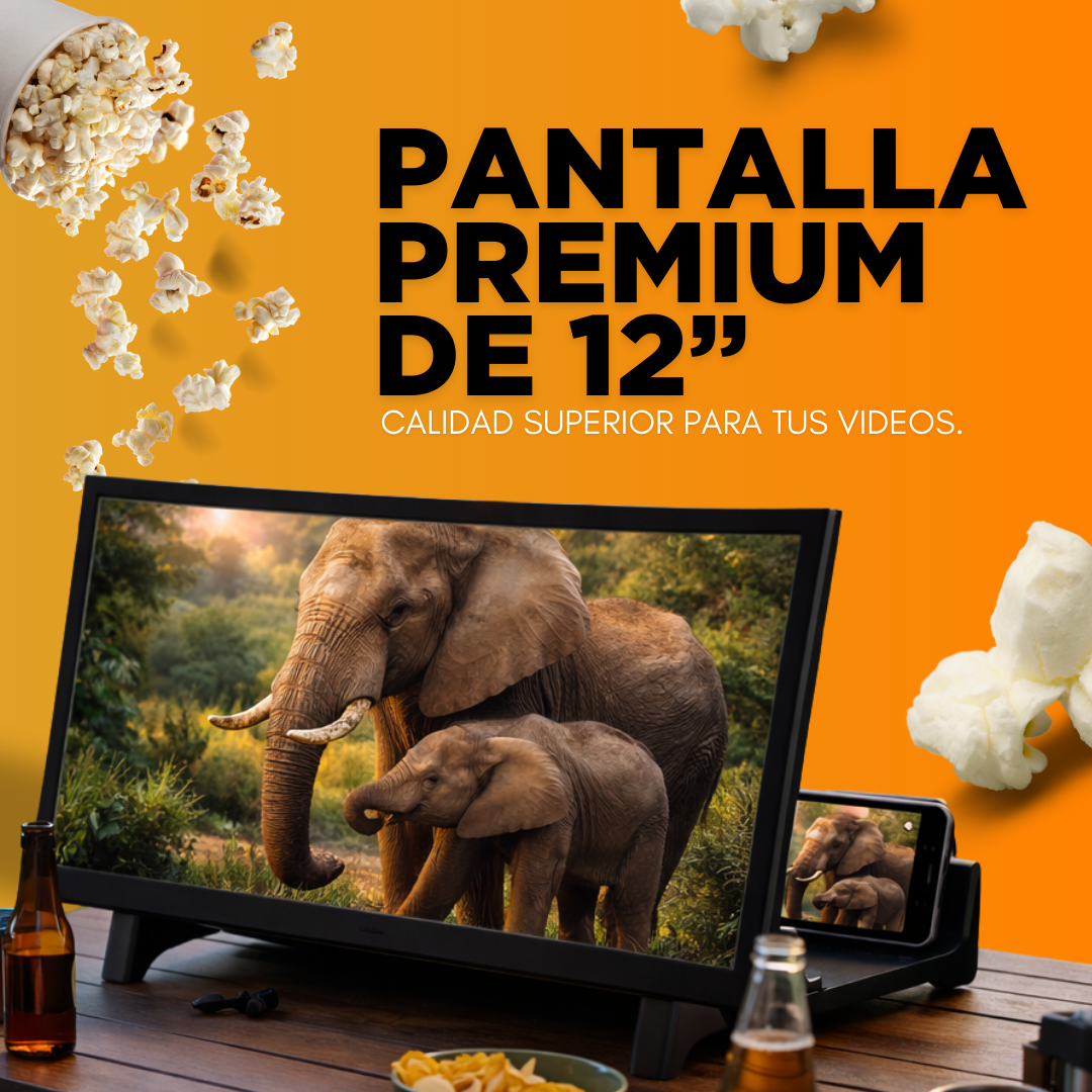 Home Cinema - Amplificador De Pantalla 3D - Compra 1 y Llévate 2 GRATIS 🎁